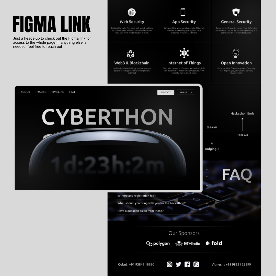 Cyberthon Web Design
